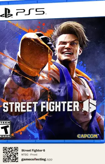 Street Fighter 6 PlayStation 5, NTSC box front