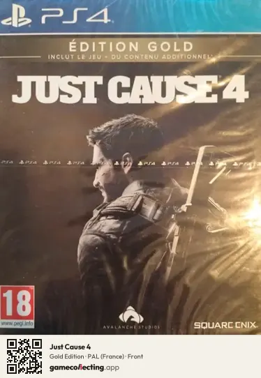Just Cause 4 PlayStation 4, France box front