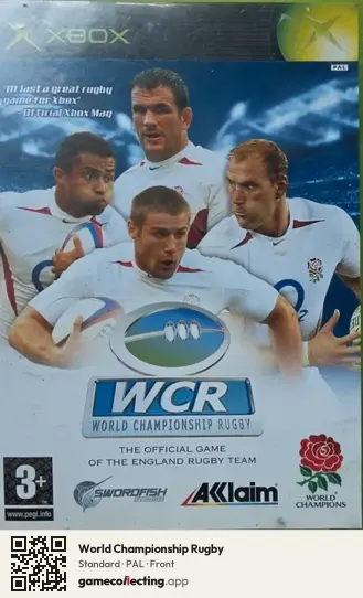 World Championship Rugby Xbox, PAL box front