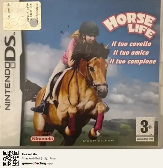 Horse Life Nintendo DS, Italy box front