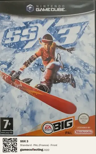 SSX 3 Nintendo GameCube, France box front