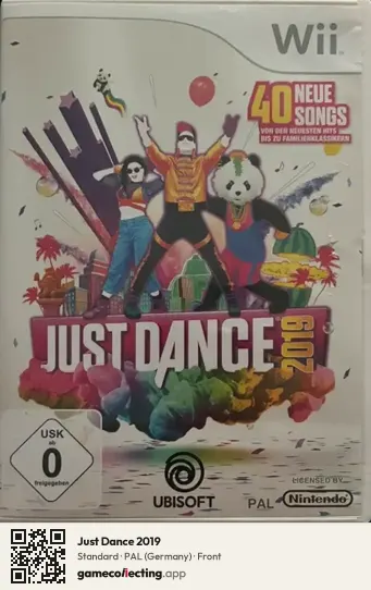 Just Dance 2019 Nintendo Wii, Germany box front