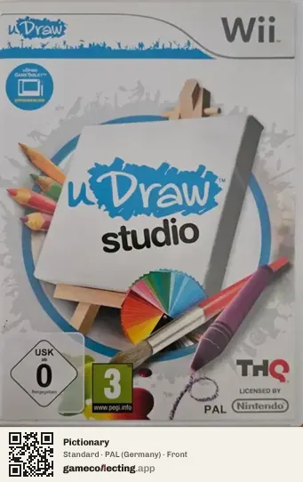 Pictionary Nintendo Wii, Germany box front