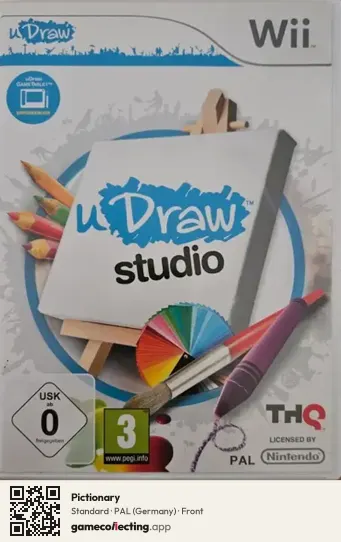 Pictionary Nintendo Wii, Germany box front