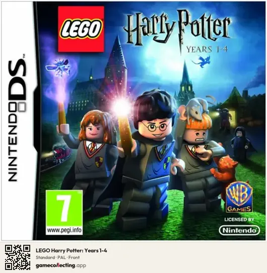 LEGO Harry Potter: Years 1-4 Nintendo DS, PAL box front