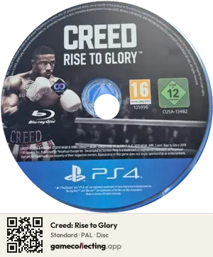 Creed: Rise to Glory PlayStation 4, PAL disc