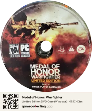 Medal of Honor: Warfighter Computer, NTSC disc