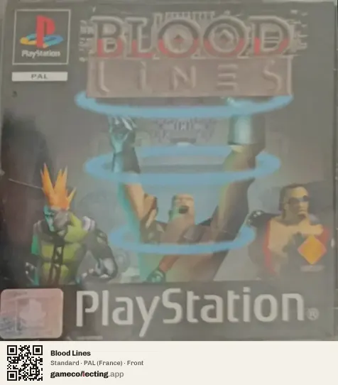 Blood Lines PlayStation, France box front