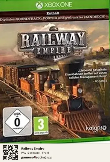 Railway Empire Xbox One, Germany box front