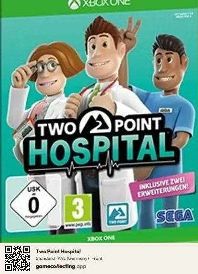Two Point Hospital Xbox One, Germany box front