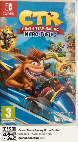 Crash Team Racing Nitro-Fueled Nintendo Switch, France box front