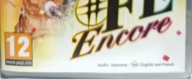 Tokyo Mirage Sessions #FE Encore, the PEGI square on its front