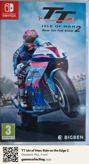 TT Isle of Man: Ride on the Edge 2 Nintendo Switch, PAL box front