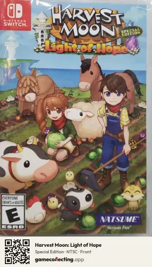 Harvest Moon: Light of Hope Nintendo Switch, NTSC box front