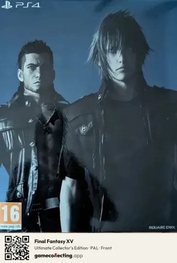 Final Fantasy XV PlayStation 4, PAL box front