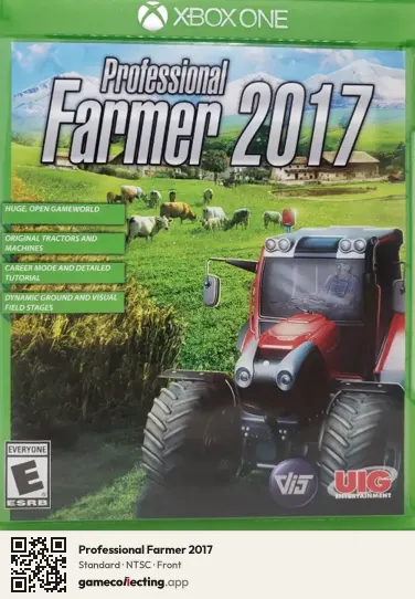 Professional Farmer 2017 Xbox One, NTSC box front