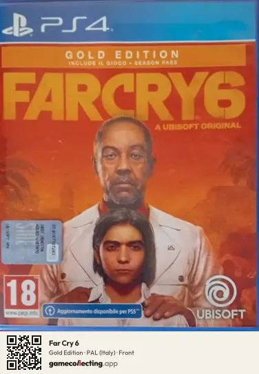 Far Cry 6 PlayStation 4, Italy box front