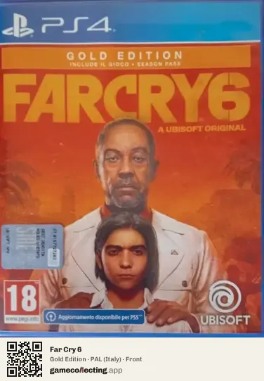 Far Cry 6 PlayStation 4, Italy box front