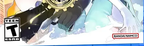 Digimon Story Time Stranger, the ESRB box on its front