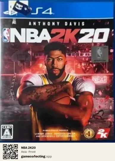 NBA 2K20 PlayStation 4, Asia box front