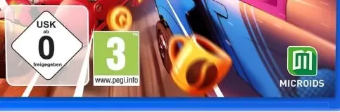 Garfield Kart 2: All You Can Drift, the USK square on its front