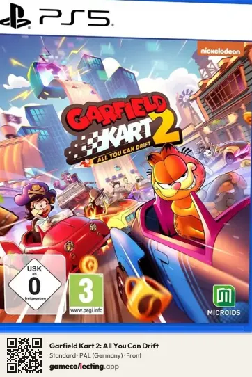 Garfield Kart 2: All You Can Drift PlayStation 5, Germany box front