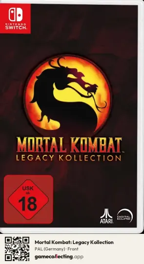 Mortal Kombat: Legacy Kollection Nintendo Switch, Germany box front