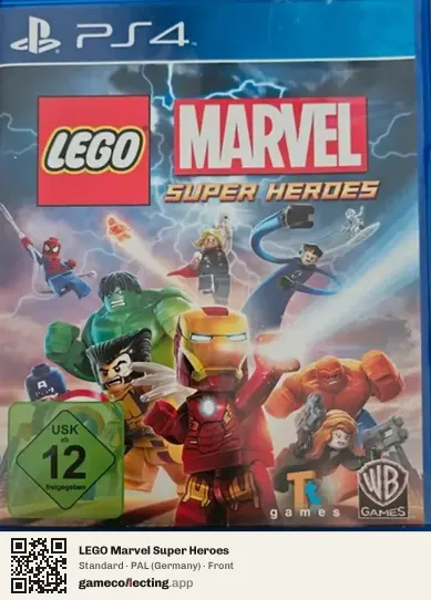 LEGO Marvel Super Heroes PlayStation 4, Germany box front