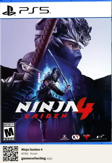 Ninja Gaiden 4 PlayStation 5, NTSC box front