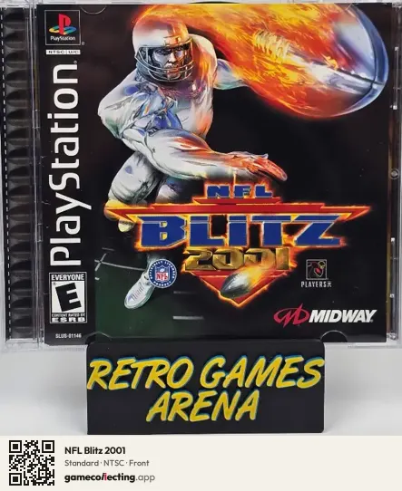 NFL Blitz 2001 PlayStation, NTSC box front