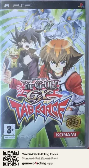 Yu-Gi-Oh! GX Tag Force PlayStation Portable, Spain box front