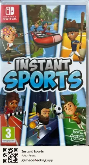 Instant Sports Nintendo Switch, PAL box front