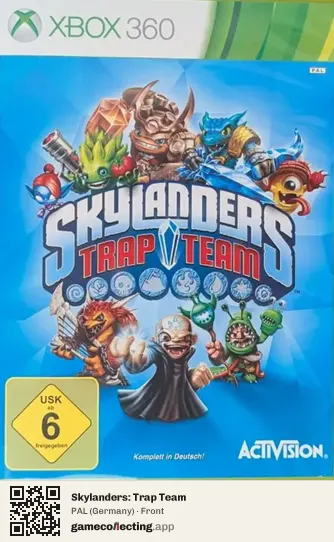 Skylanders: Trap Team Xbox 360, Germany box front