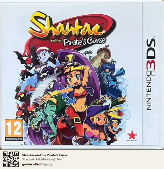 Shantae and the Pirate's Curse Nintendo 3DS, Germany box front