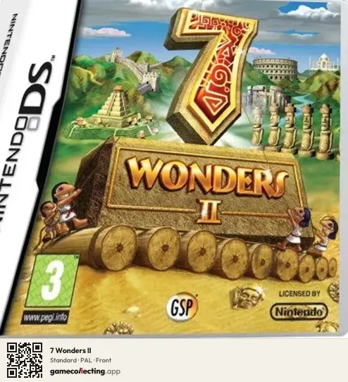 7 Wonders II Nintendo DS, PAL box front