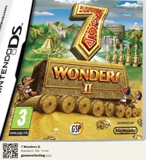 7 Wonders II Nintendo DS, PAL box front