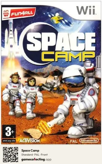 Space Camp Nintendo Wii, PAL box front