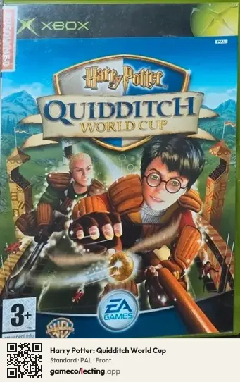 Harry Potter: Quidditch World Cup Xbox, PAL box front