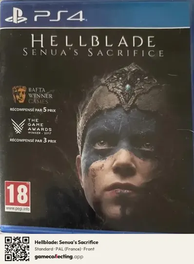 Hellblade: Senua's Sacrifice PlayStation 4, France box front