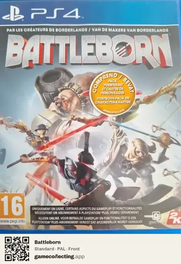 Battleborn PlayStation 4, PAL box front