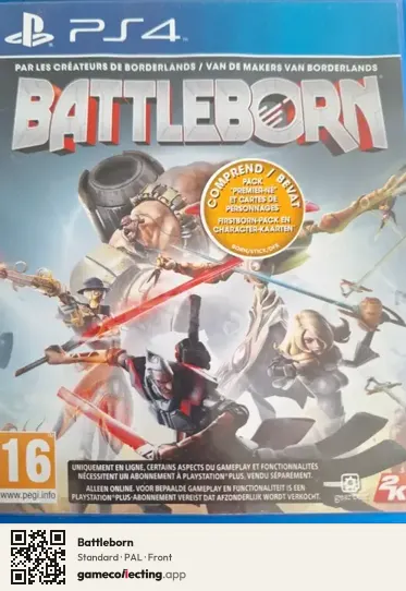 Battleborn PlayStation 4, PAL box front