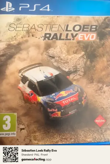 Sébastien Loeb Rally Evo PlayStation 4, PAL box front