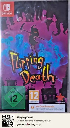 Flipping Death Nintendo Switch, Germany box front