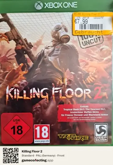 Killing Floor 2 Xbox One, Germany box front