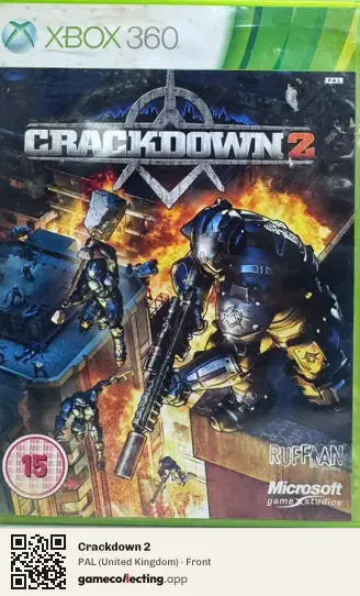 Crackdown 2 Xbox 360, United Kingdom box front