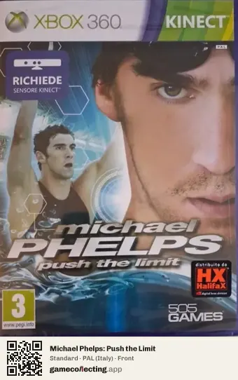 Michael Phelps: Push the Limit Xbox 360, Italy box front