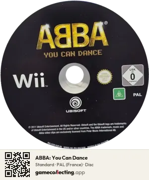 ABBA: You Can Dance Nintendo Wii, PAL disc