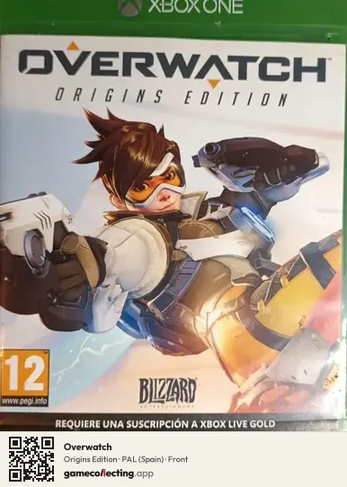 Overwatch Xbox One, Spain box front