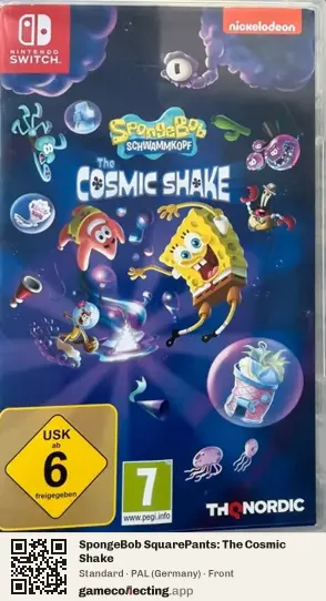 SpongeBob SquarePants: The Cosmic Shake Nintendo Switch, Germany box front