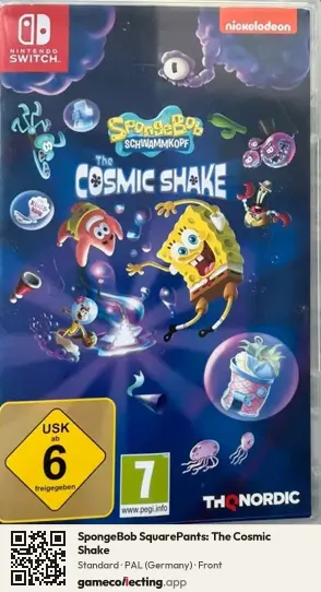 SpongeBob SquarePants: The Cosmic Shake Nintendo Switch, Germany box front